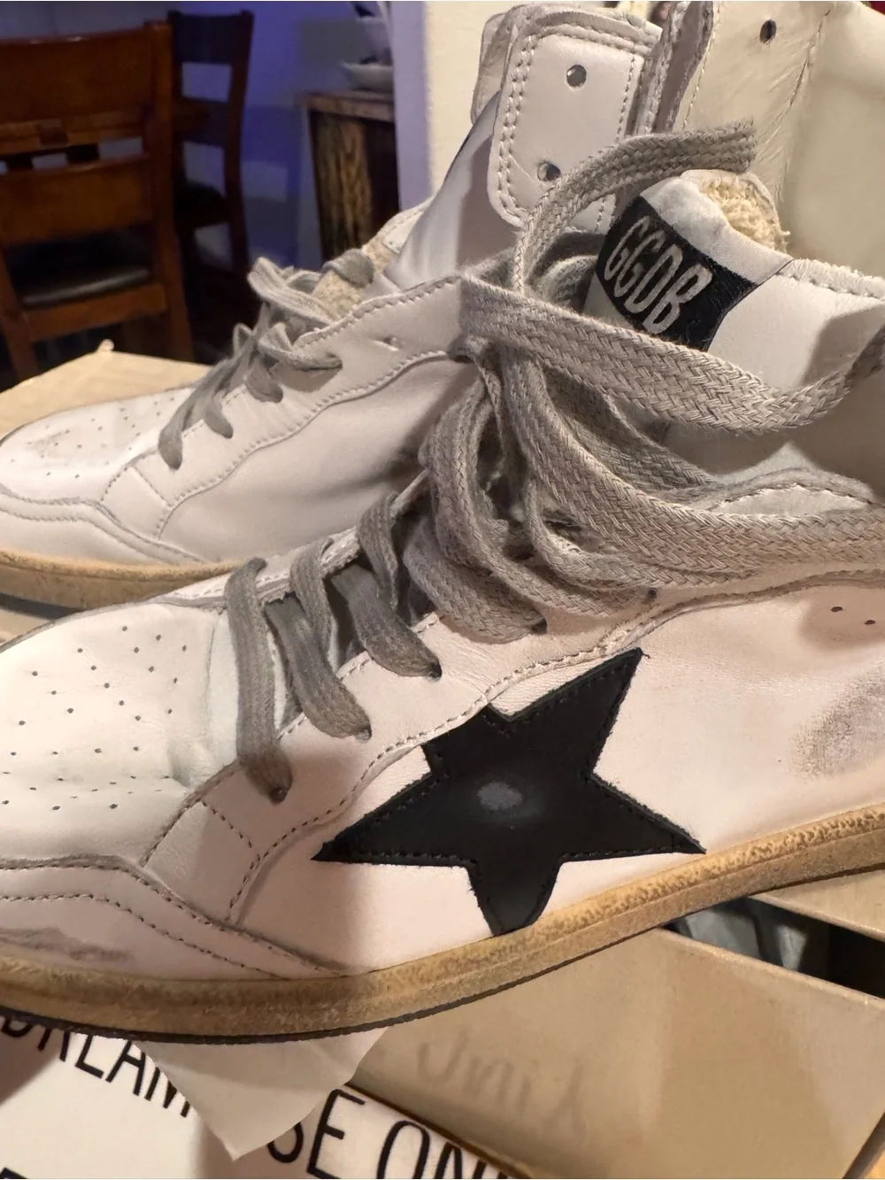 Golden Goose Women's Sky Star High Top Sneakers Euro Sz 40 NIB